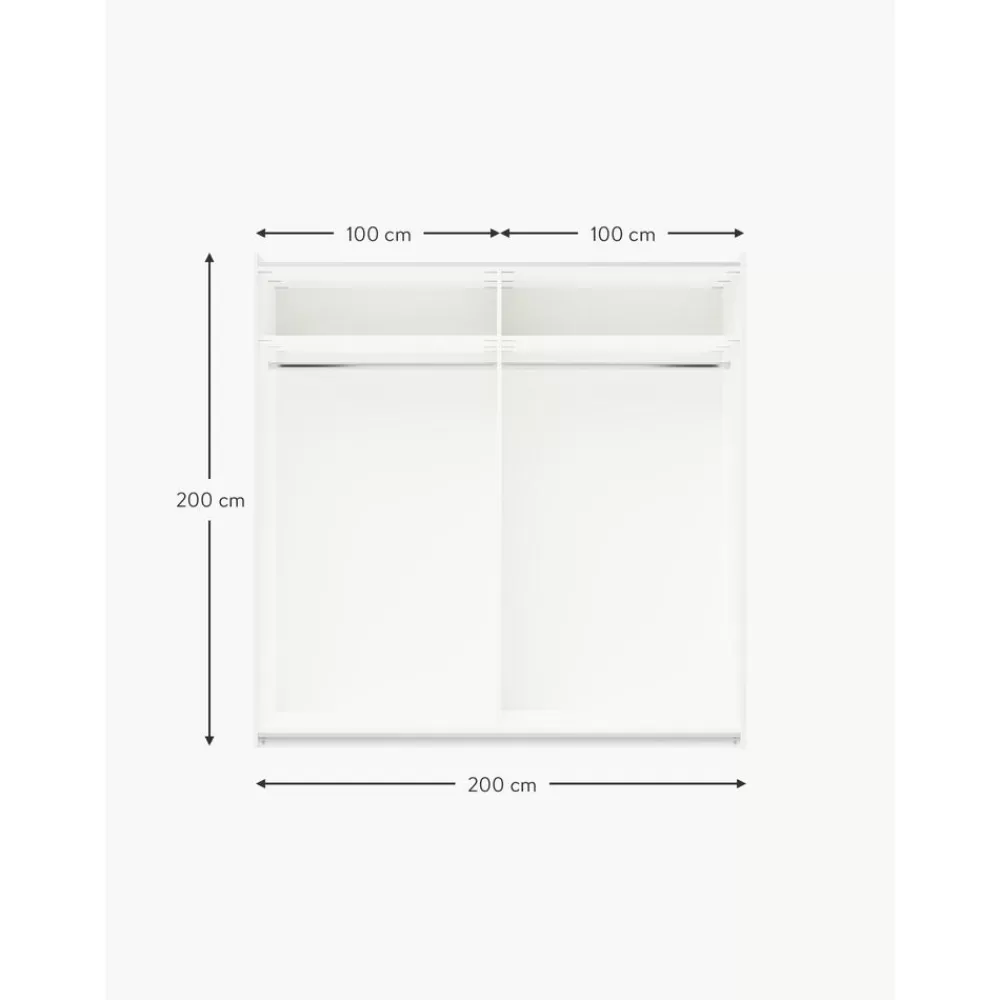 Westwing Collection Armarios^Armario Modular Simone, 2 Puertas Correderas (200 Cm), Diferentes Variantes