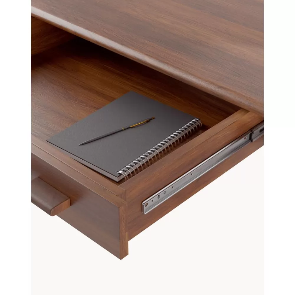 Westwing Collection Escritorios^Escritorio Esquinero De Madera De Mango Con Cajones Paul