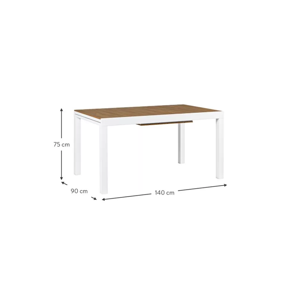 Bizzotto Muebles De Jardin^Mesa De Exterior Extensible Elias, 140-200 X 90 Cm