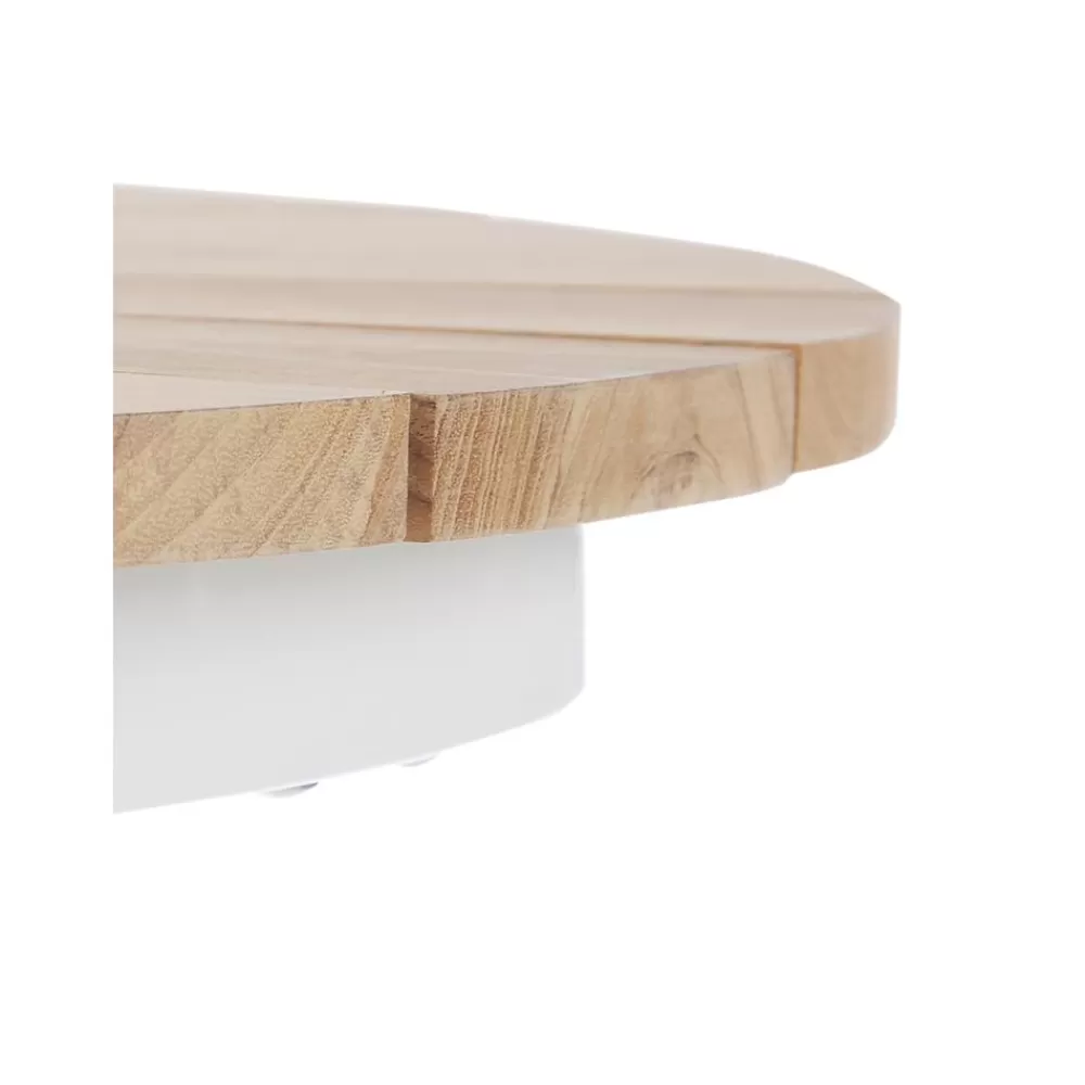 Cinas Muebles De Jardin^Mesa Redonda Para Exterior Hard & Ellen, Tablero De Madera De Teca