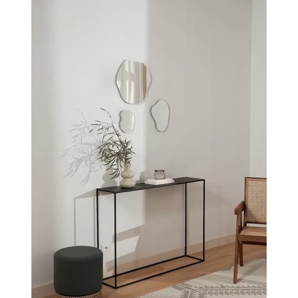 Westwing Collection Espejos De Pared^Set De Espejos De Pared Sin Marco Lia, 3 Uds.