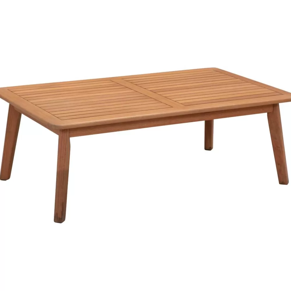 Westwing Collection Muebles De Jardin^Set Lounge Para Exterior De Madera De Eucalipto Bergen, 4 Pzas.