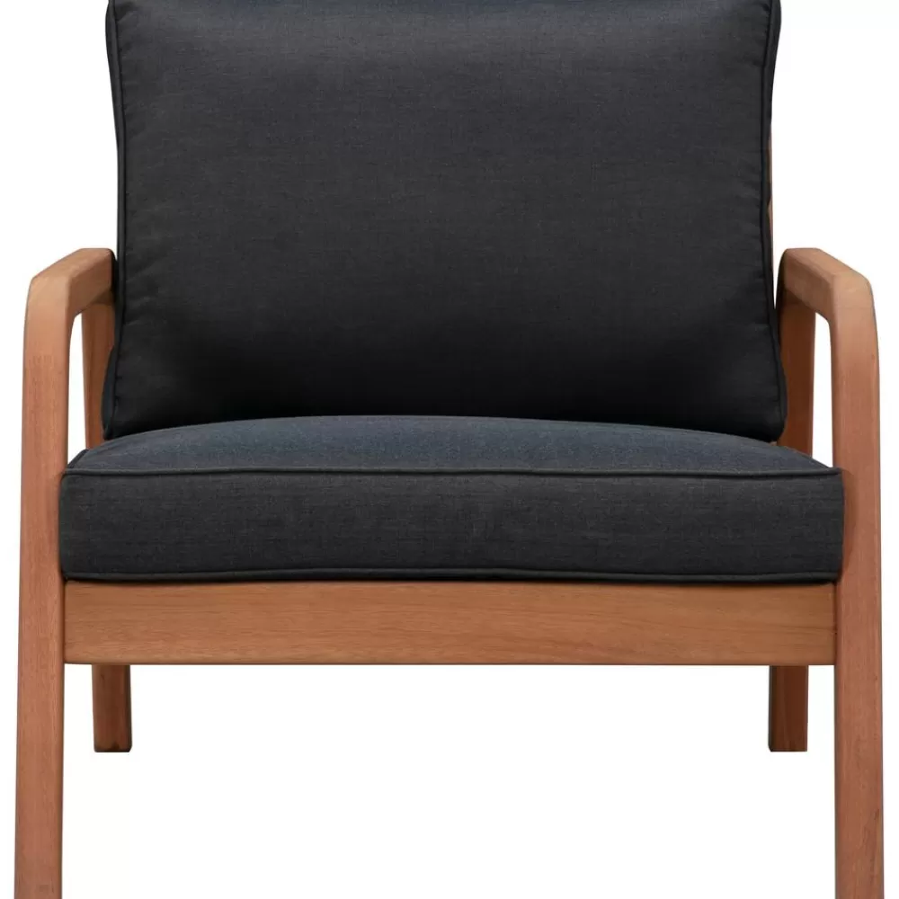 Westwing Collection Muebles De Jardin^Set Lounge Para Exterior De Madera De Eucalipto Bergen, 4 Pzas.