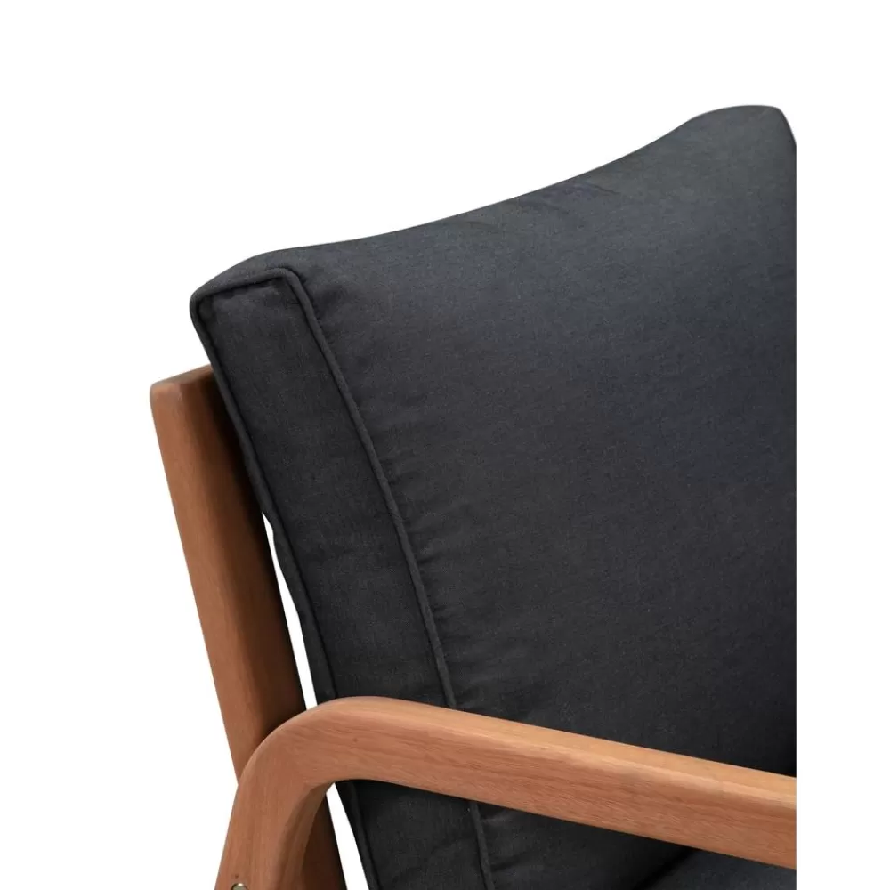 Westwing Collection Muebles De Jardin^Set Lounge Para Exterior De Madera De Eucalipto Bergen, 4 Pzas.