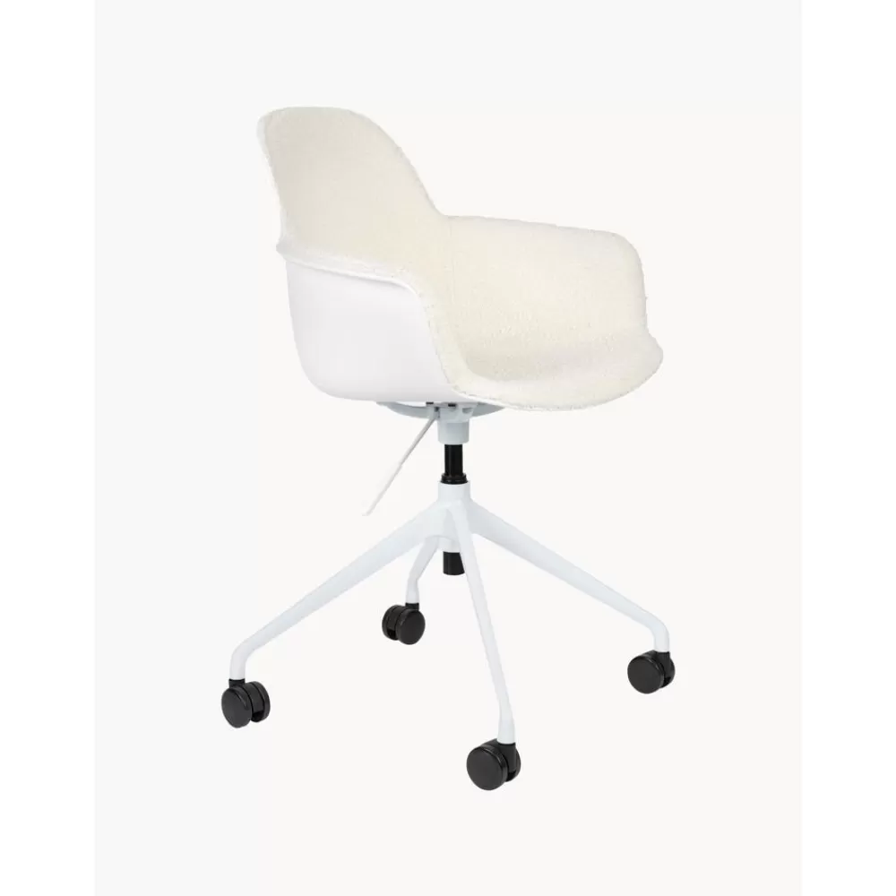 Zuiver Sillas De Escritorio^Silla De Oficina En Tejido Boucle Albert, Regulable En Altura