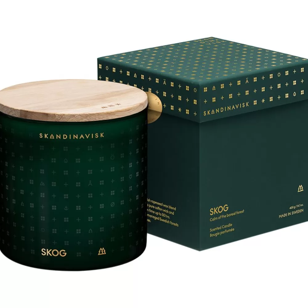 Skandinavisk Velas Perfumadas^Vela Perfumada Dos Mechas Skog (Pino, Pinas, Savia De Abedul)